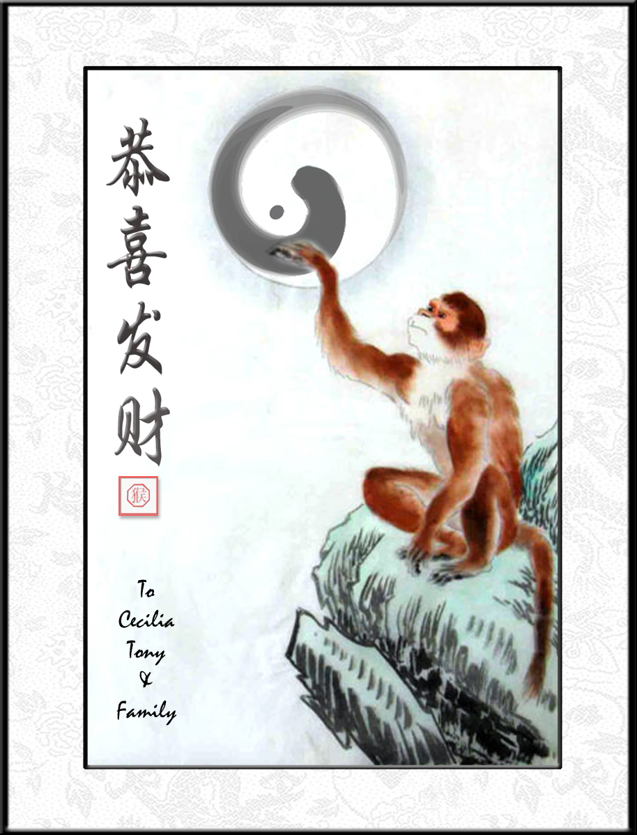 2016 Year of the Monkey